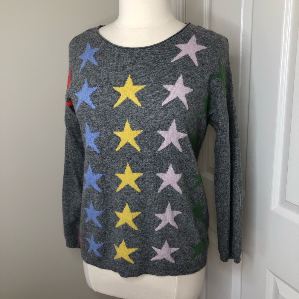 Bartolini Star Gray Cashmere Blend‎ Sweater S
